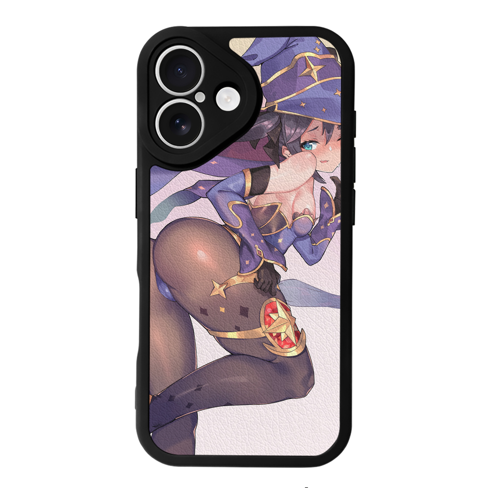 げんし神 genshin 【iPhone 16シリーズ対応】シリコンスマホケース（レザー調） 材質：シリコン